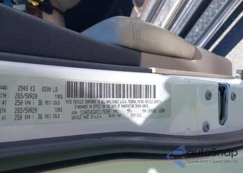 2015 Dodge Durango Limited из США, поврежденный, VIN 1C4RDHDGXFC176305